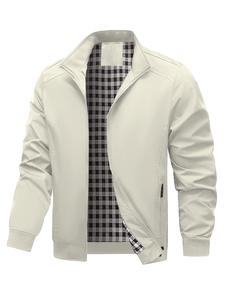 Chaqueta tejida casual para hombre, tela suave y cálida, fácil de limpiar, diseño ajustado, ideal para uso diario y ocasional en primavera y otoño