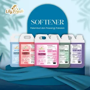Lily Fresh Softener Pelembut Pewangi Pengharum Pakaian Laundry 1 Liter Pelembut Pakaian Laundry Anak