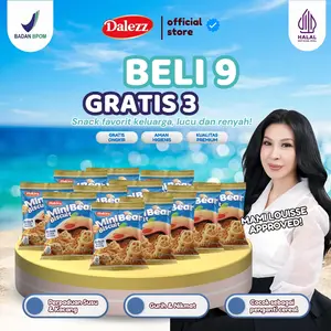 Dalezz Camilan Anak viral, Renyah, Enak, Halal dan BPOM  | Biskuit Beruang Mini | 20gram*12pcs | 20gram*18pcs | 20gram*22pcs