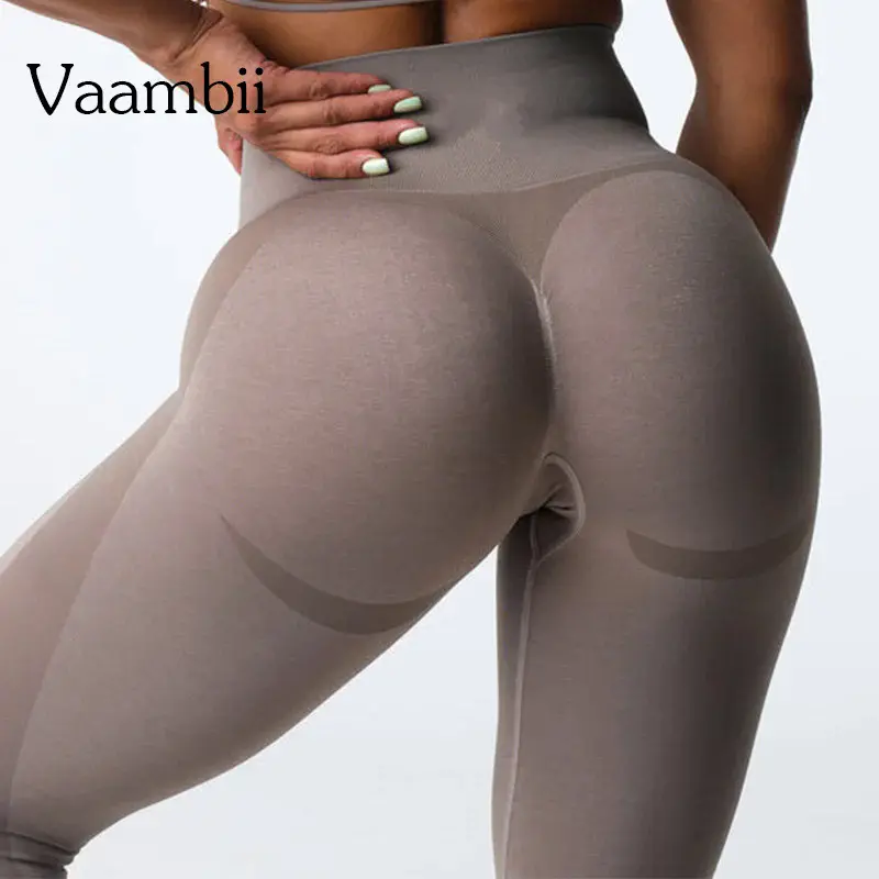 Quần Legging Tập Luyện Luyện Cho Nữ, Quần Tập Yoga Thể Dục, Quần Quần Bó Thể Thao Không Đường May, Quần Legging Mông Scrunch, Quần Tập Gym Thể Dục, Trang Phục Năng Động Cho Nữ