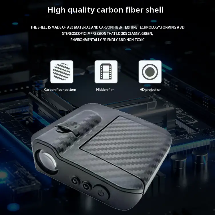 2PCS New Universal Led Car Door Welcome Laser Projector Logo Ghost Shadow Wireless Car Courtesy Lamp kit For Jeep welcome light Projection Lights laser door light accessory courtesy light Automotive interior door light ambient tiktok shopsprng glowup 6