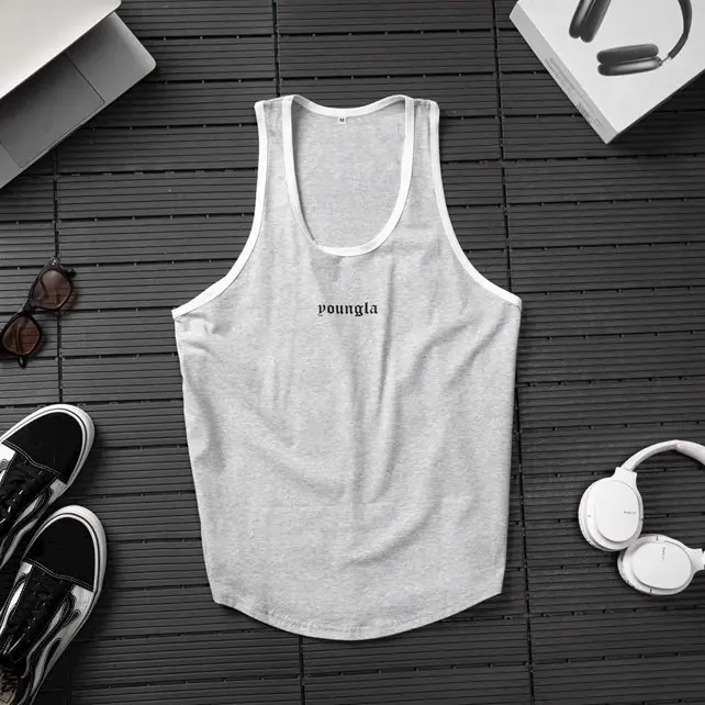 Young LA tanktop gym olahraga 4