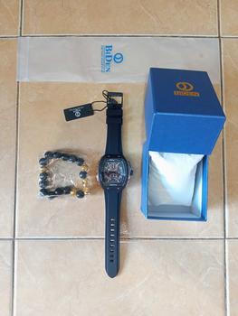 Product Review of 【003Harga telah diganti, cepat beli】BIDEN Jam Tangan Pria Anti Air Olahraga Multifungsi Tali Silikon Pria Jam Tangan Cowok Original YNR028 from D**y S**e 0