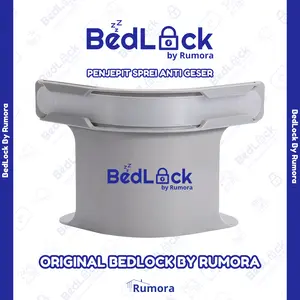 BedLock ORIGINAL by Rumora PENJEPIT SPREI ANTI GESER 4Pcs | Sprei Anti Geser Anti Lepas | Zlumber Lock Indonesia | Desain Anti-Selip | Tidak Merusak Sprei | Aman Digunakan