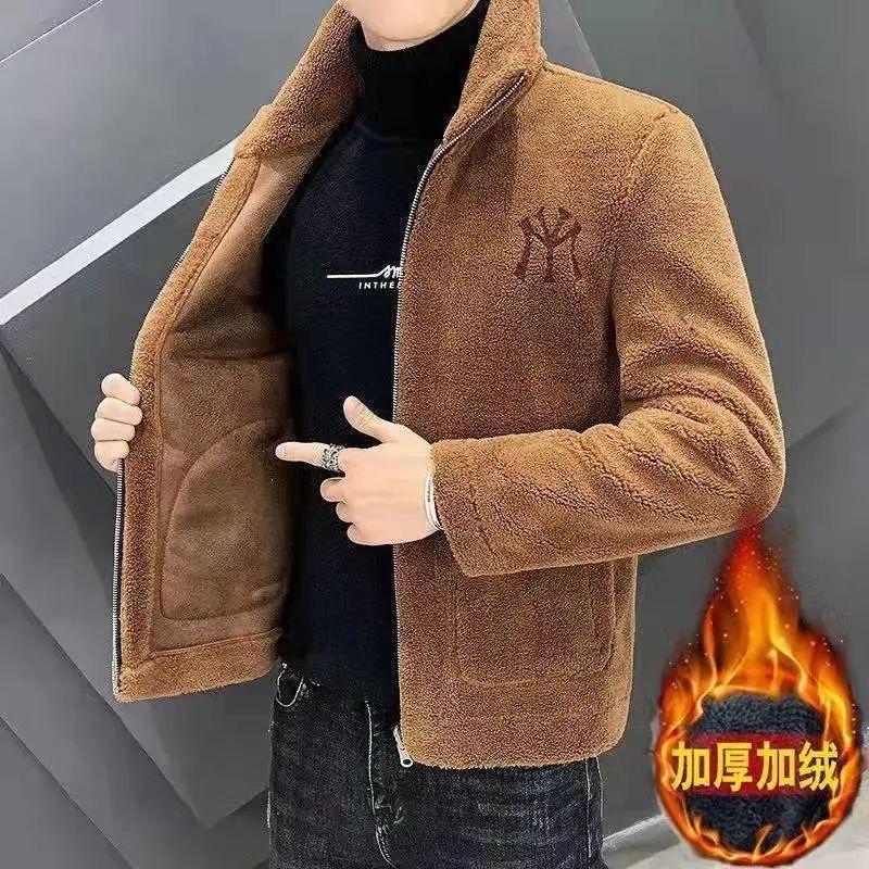 Product Introduction of Áo Khoác Lông Cừu Berber Cho Nam, Quần Áo Dày Lót Lông Cừu Hợp Thời Trang, Áo Khoác Cotton, Mùa Thu Và Mùa Đông, Mới， Menswear， Jacket 18