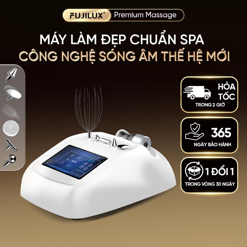 Máy Massage Làm Đẹp Hỗ Trợ Nâng Cơ FUJILUX MN200 - Công Nghệ Sóng Âm Thế Hệ Mới Chuẩn Spa 6in1