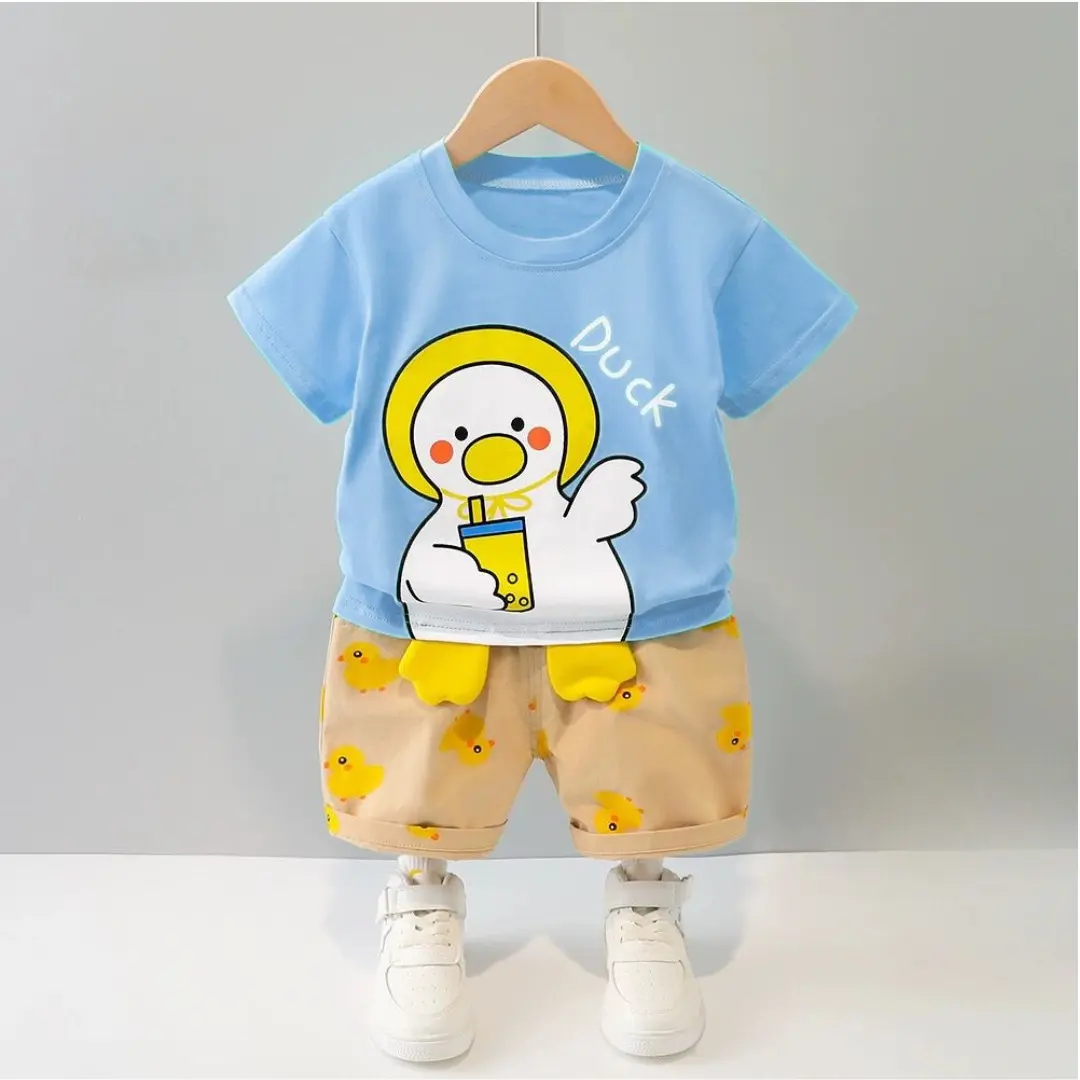 Baju Anak - Setelan Anak Happy Duck Karakter Lucu / Fashion Oneset Anak Model santai 3D Terlaris