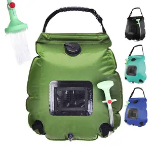 Outdoor solar powered shower bag camping shower storage bag portable shower bag 20L shower bag