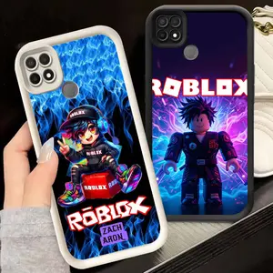 KD-15 Roblox Boy Luxury Casing untuk Realme C21Y C25Y C25S C25 C15 C12 14T 14 C21 Narzo 20 30A