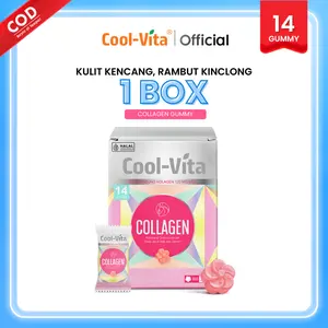 Coolvita Disney Edition - 1 Box Collagen Gummy Rasa Jeruk Bali & Lemon - Penuh Manfaat untuk Kulit, Rambut & Kuku Sehat dan Cantik | BPOM & Original
