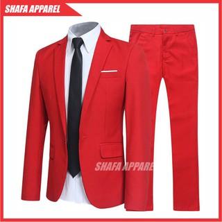 Shafa Apparel - Set Jas Formal Pria slimfit 2In1 3