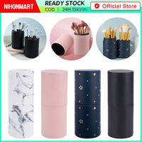 Gambar Brush Holder Makeup Tempat Wadah Brush Makeup Travel | Tempat Brush Make Up Dengan Tutup | Tempat Kuas Make Up | Brush Organizer Tabung Waterproof - Black dari nihonmart.id Kota Cimahi 1 Tokopedia