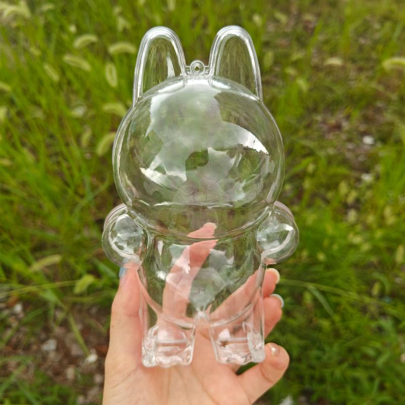 Labubu Storage box pvc high transparent anime peripheral dol - TikTok ...