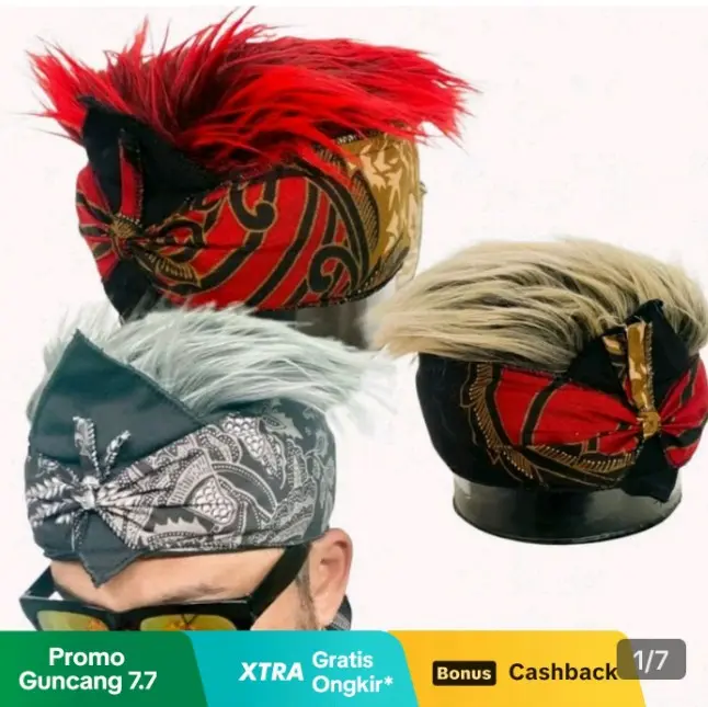 ikat kepala rambut palsu udeng sunda