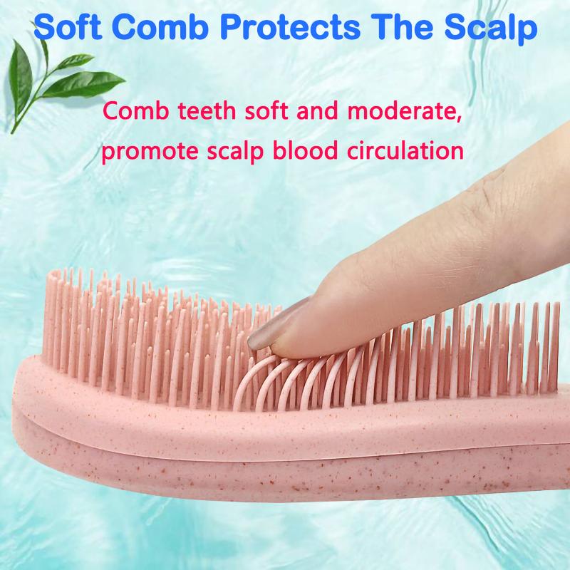 Product Introduction of Detangler Brush Hair Brush Comb for Adults and Kids Natural,Curly,Straight,Wet/Dry Hair, Little Girl & Toddler Accessories, Teenager Gifts Haircare Smooth 14