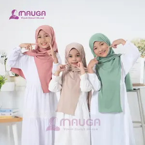 Hijab Pashmina Oval Anak Size 150x65 Muslim Variasi Kerudung
