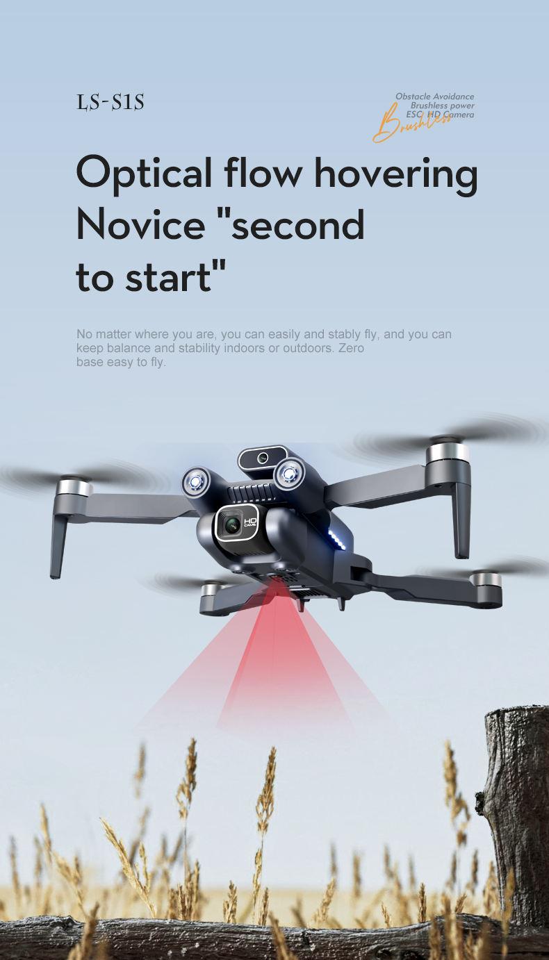 Product Introduction of [KYOPCE] S1S Brushless Drone 4k Professional 8K HD Camera 5G Wifi FPV Obstacle Avoidance Aerial Photography Foldable Quadcopter RC Dron 5