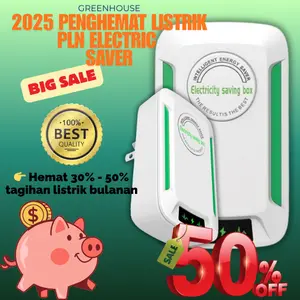 2025 Penghemat Listrik PLN Electric Saver / Electricity Saving Box Alat Hemat Daya kWh Soft Start Tagihan Pulsa Token / Bulanan