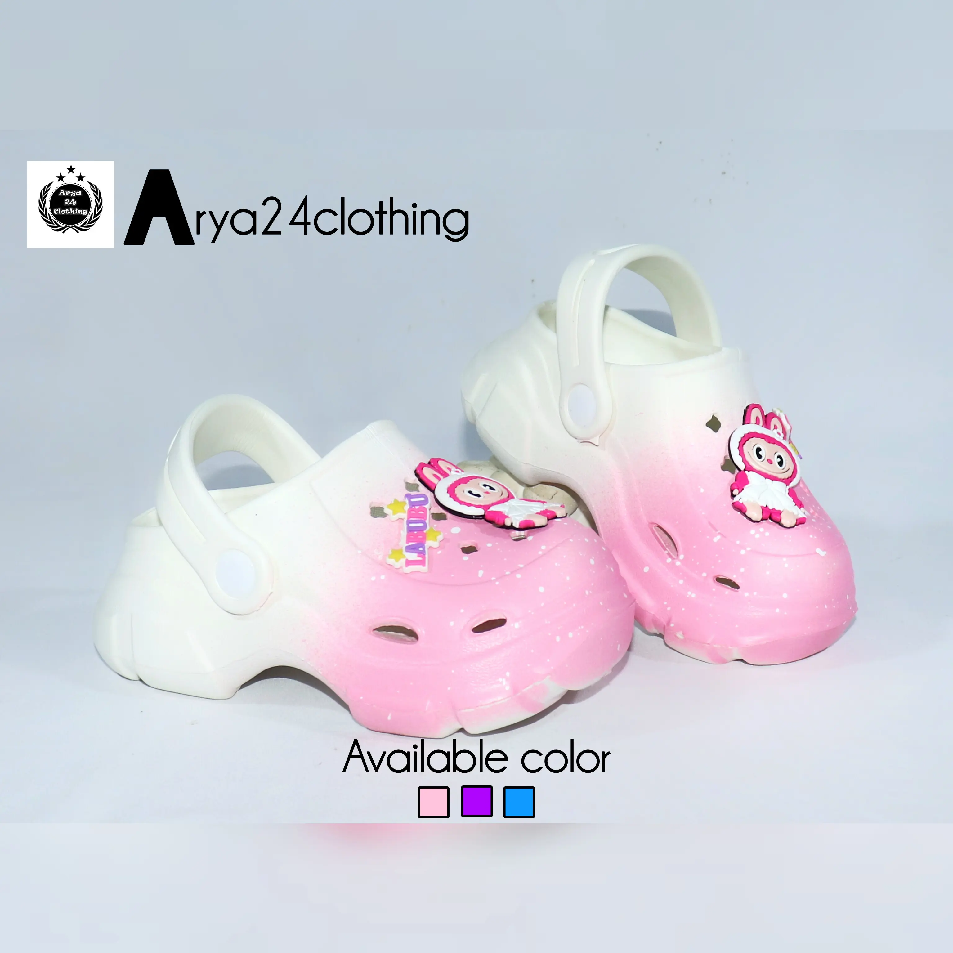 Sandal Anak Perempuan HLS 950 Model Gradasi Bahan Karet Ringan Tebel 4cm - Fashion