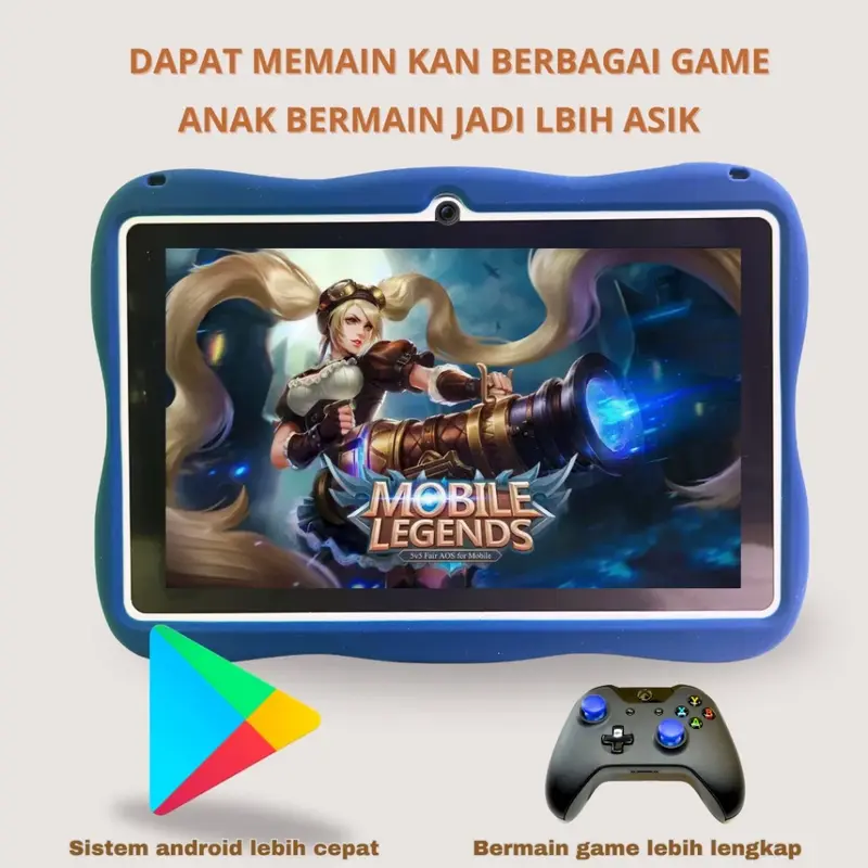 【Bisa COD】Tablet PC Baru Galaxy F13 Ultra Kids Edition 6GB+128GB Tablet Android 7 /10.1 inch Layar Full Screen Layar Besar Wifi 5G Bluetooth 2