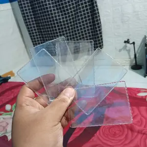 GPB Plastik Etoll Sampul Pelindung Kartu KTP SIM BPJS NPWP ATM Cover Polos Bahan Plastik Mika PVC 0.15 Micron Perlindungan Ekstra untuk Kartu Identitas