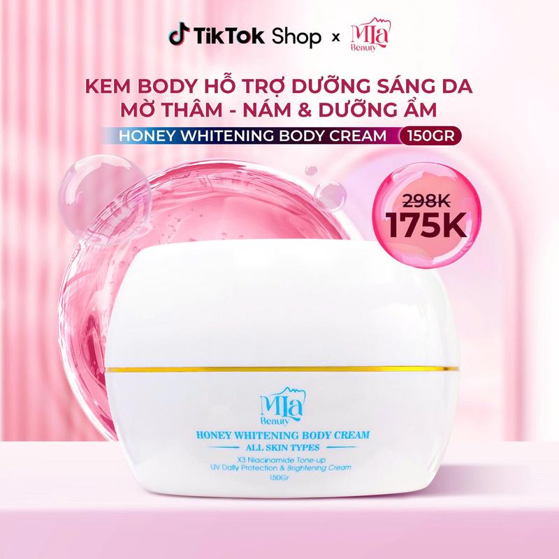 Kem Hỗ Trợ Dưỡng Sáng Da Body Honey Whitening - MLa Beauty