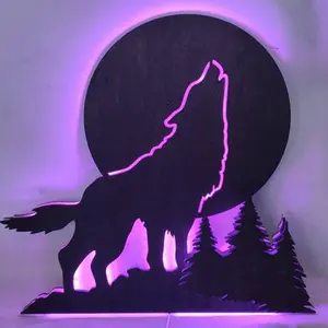 ZK50 Timberwolf Wall Lamp Luminous Three-dimensional Decorative LED