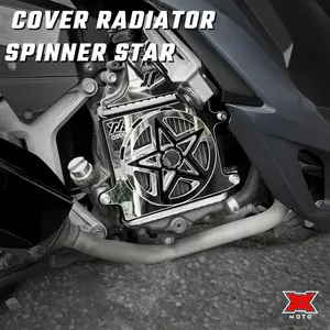 AVMOTO Cover Radiator Spinner Bintang STAR Vario Nmax Aerox Lexi Stylo PCX ADV Yamaha Honda 125/150/160