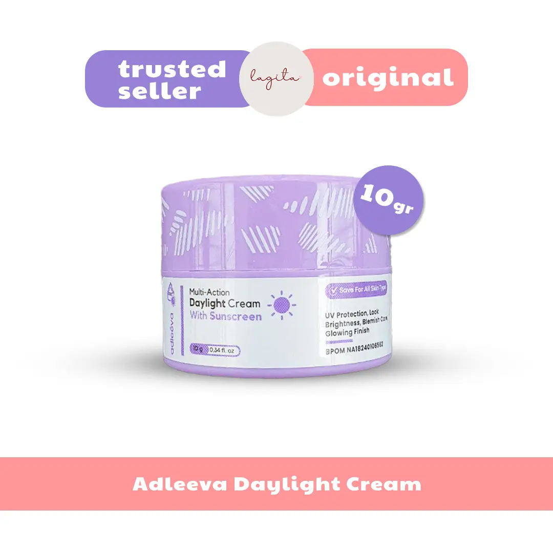 Adleeva Skincare Daylight Cream Krim Siang Spf 30 Perawatan Wajah Kulit Kering Sensitif
