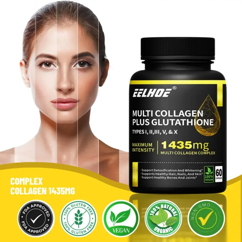 EELHOE Glutathione 1000 mg, Dengan Ekstrak Milk Thistle Dan Asam Lipoat,  Pemutih, Anti Penuaan, Anti Bintik-bintik - Shop