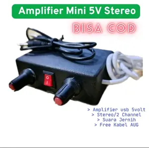 BISA COD Amplifier Mini 5 Volt (ampli mini 5 volt SUPER BASS GLERR)