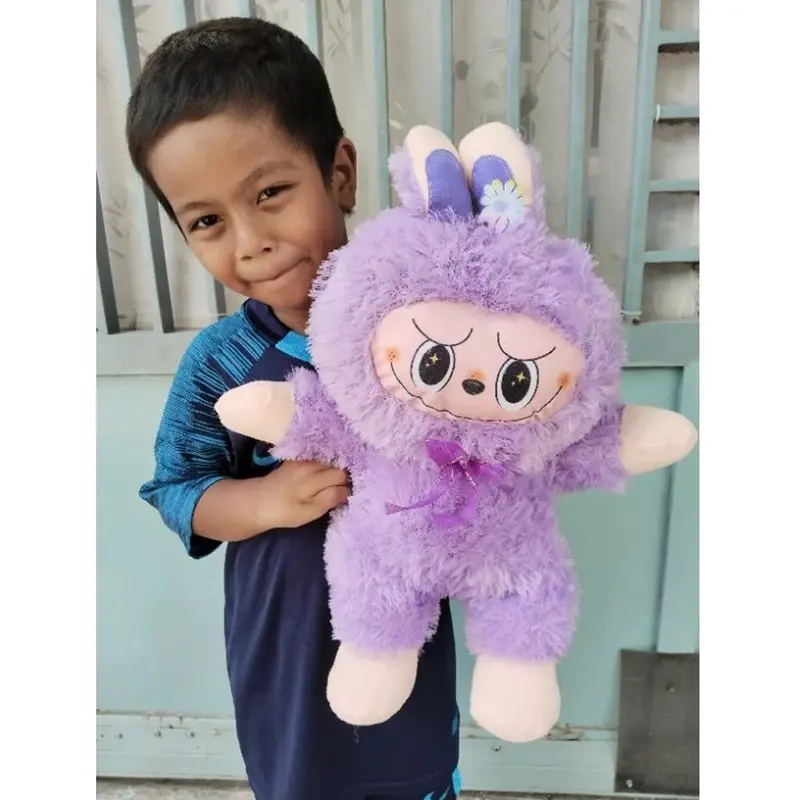 Boneka Labubu The Monsters boneka viral baru 50 cm 1
