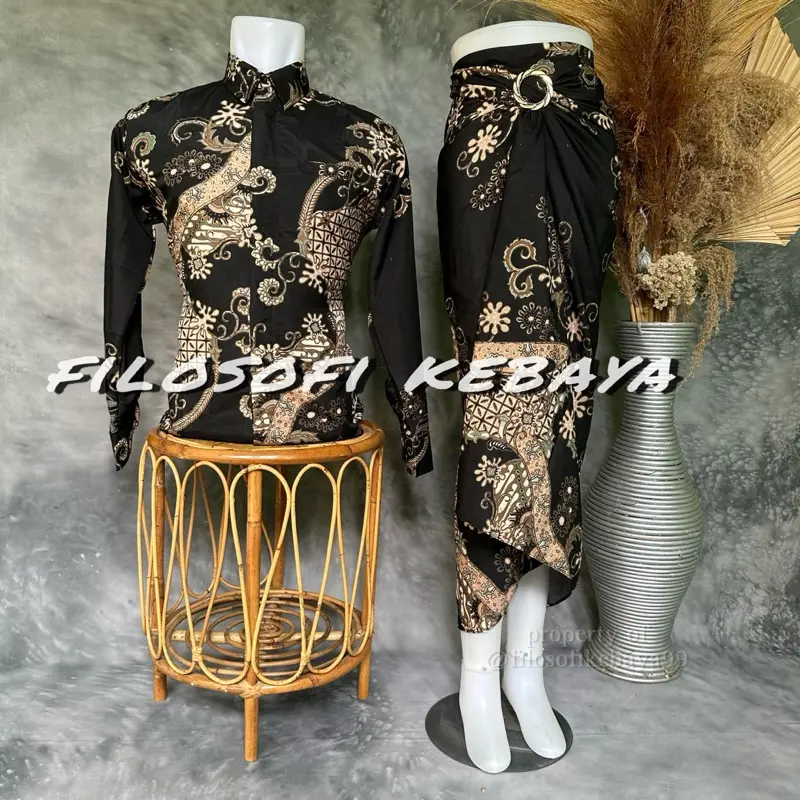 BEST SELLER!! ROK LILIT BATIK COUPLE PASANGAN BATIK SET LENGAN PANJANG by FILOSOFI KEBAYA