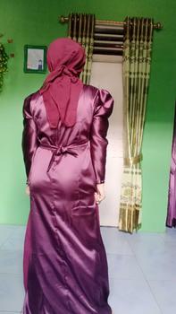 Product Review of Batiknurfashion.(COD) Nadia dress mewah kondangan // bridesmaid// Gaun mewah// baju kondangan wanita 2024 // Bajukondangan mewah dan elegan// ootd// baju kondangan warna burgundy // Ootd berhijab //bridesmaid dress  Gamis  Pesta Wanita from S**h 3