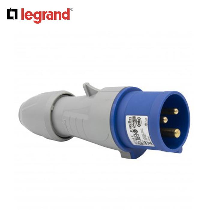 Promo Legrand Plug Lurus P17 3pin 2P+E IP44 Biru 555124 - Jakarta Barat ...