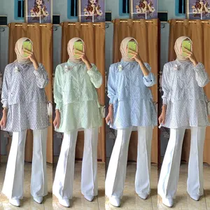 Atasan wanita payet mutiara premium || Renata Blouse Premium