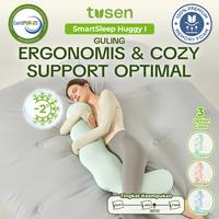 Gambar 【BANTAL IBU HAMIL】TUSEN SmartSleep Huggy I Guling Memory Foam Bantal Tidur Multifungsi unik Supportive untuk Relaksasi & Postur Tubuh - TUP07 - Green dari TUSEN Official Store Kab. Tangerang 1 Tokopedia