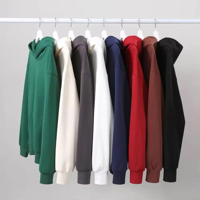 Prime Selections Boxy Cotton Fleece Hoodie - Heavyweight & Cozy 0