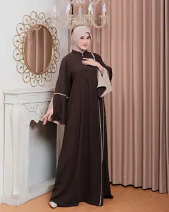 [DIKIRIM SETELAH LEBARAN/TIDAK BISA DIPAKAI LEBARAN] ZIVA Abaya Premium Sabrina Anti UV | Busui Friendly | Busana Elegan Lebaran 2026 | Reguler & Jumbo