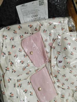 Product Review of BuzzBag - Tas bahu ins kanvas bunga lucu tas sekolah wanita berkapasitas besar korea import fashion kuliah tas ransel laptop backpack tas sekolah wanita backpack lucu korea tas korean style tas sekolah muat banyak tas ransel wanita lucu from a**🥨 0