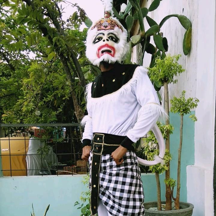 Kostum hanoman fullset Historical/Period Pria 0