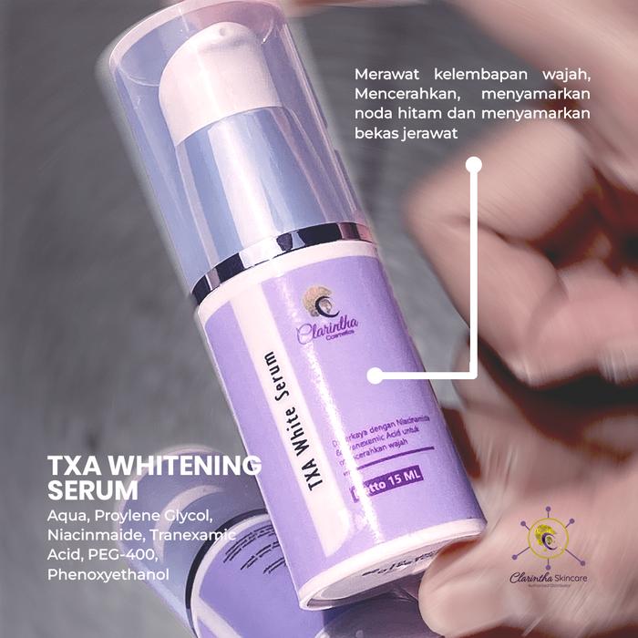 Gambar TXA White Serum Clarintha Cosmetics Acid Mencerahkan dari Distributor Clarintha Kab. Bandung Barat Tokopedia