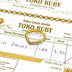 [Cincin Fuji Desain Terbaru] Perhiasan Anti Luntur Dan Karat