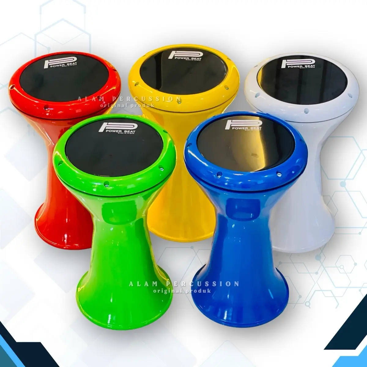 Darbuka 8inc colour Fullset TAS+ Kunci L