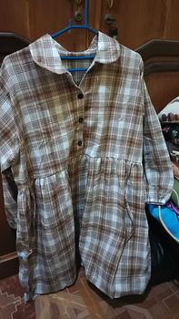 Product Review of Lily tunik flanel wanita/Tunik kotak kota wanita terbaru / atasan flanel tunik kekinian from V** K**y 0
