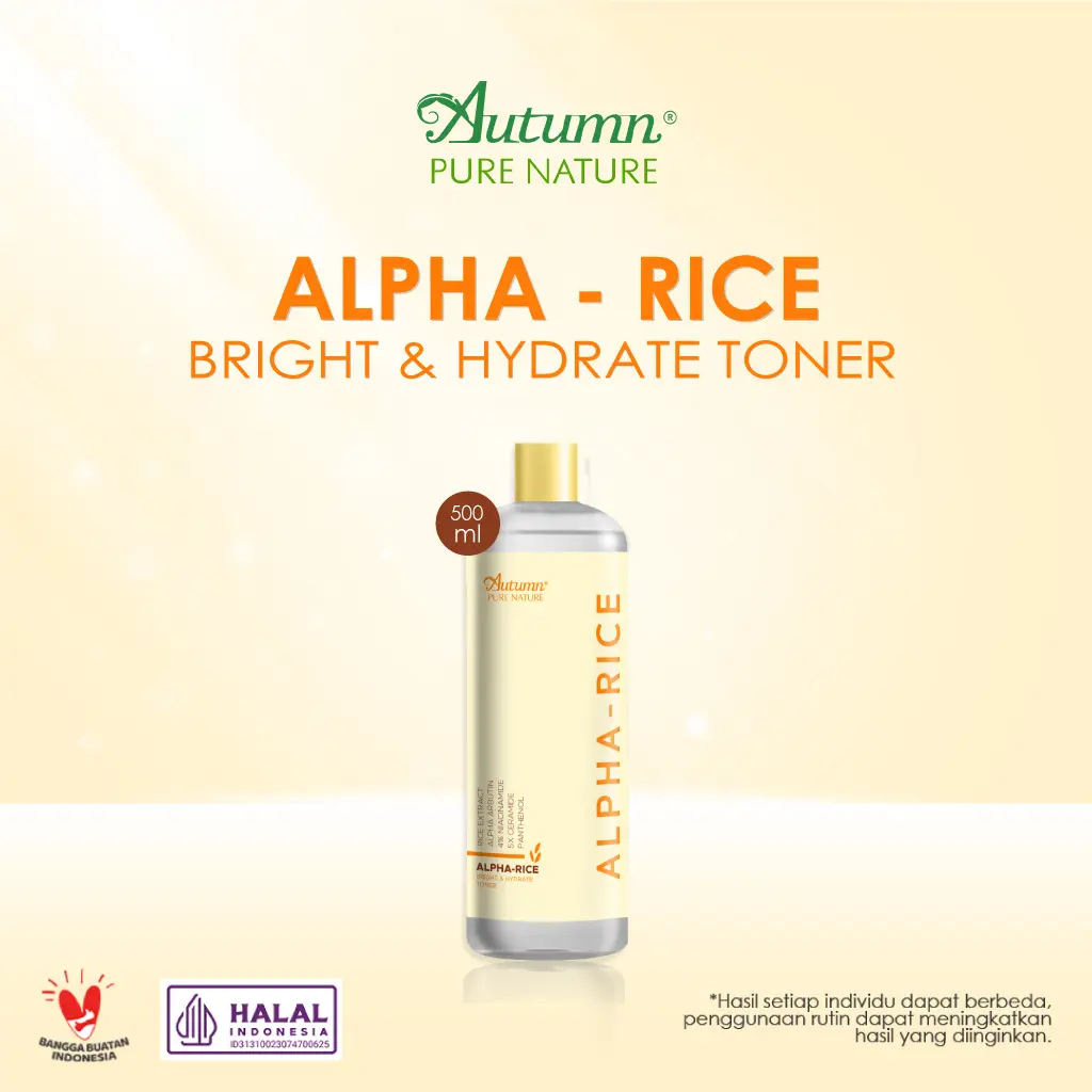 TONER ALPHA RICE 500ML (AART 500ML)