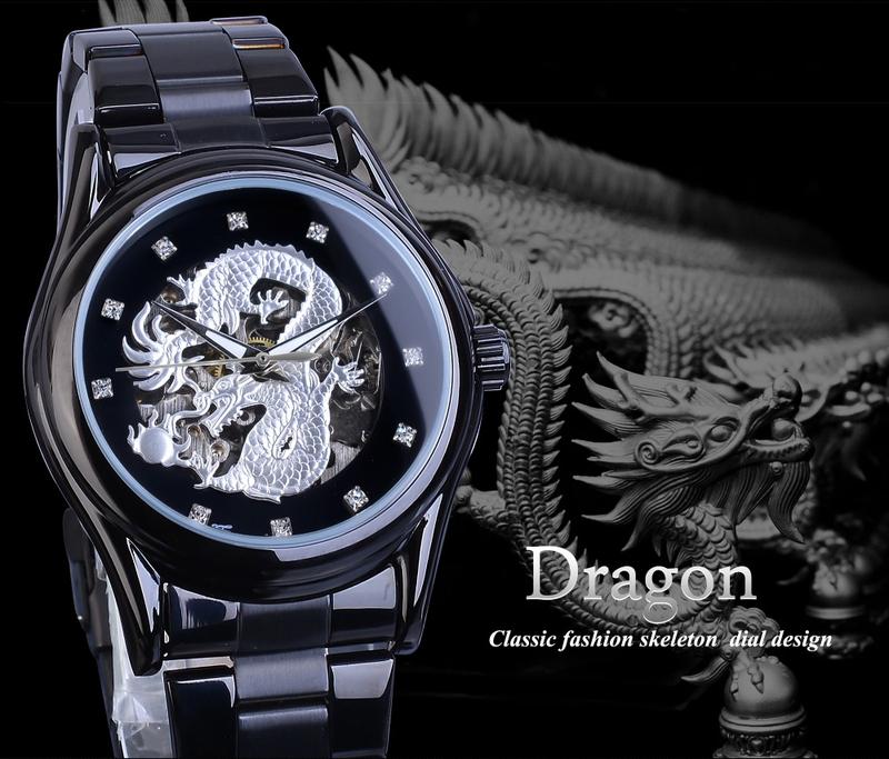 Đồng Hồ Cơ, Forsining Chính Hãng, Dành Cho Nam, Tự Động, Chạm Khắc 3D, Thắt Lưng Longgang, Thương Hiệu Hàng Đầu Sang Trọng, Thích Hợp Cho GióQuà Tặng Nam​​​​​​​​​​​​​​ 1