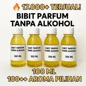 Bibit Parfum 100ml Non Alkohol | 100++ Aroma  | 17.000+ Terjual!