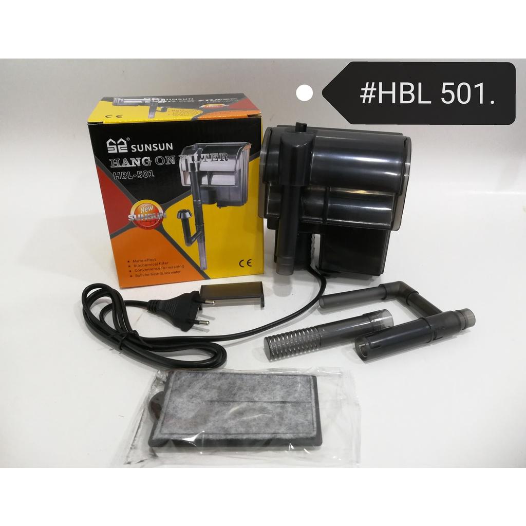 Pump Set Standard Sunsun HBL-501 Hang On Filter Fish Aquarium Ikan Akuarium