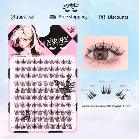 (BEST SELLER) A08RamadanRussian Look Bulu Mata Palsu -Riasan MataEvelash BulumataEyelash Extension 0